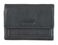 Bull Hunt Midi Flap Wallet-Black