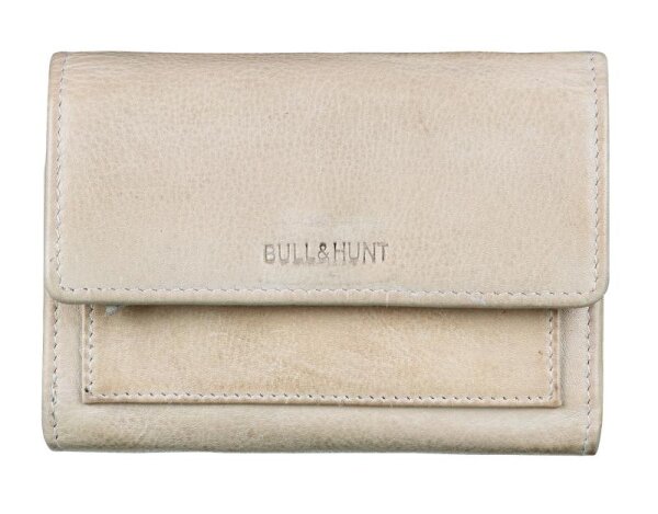 Bull Hunt Midi Flap Wallet-Stone