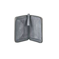 Bull Hunt Midi Zip Wallet-Storm