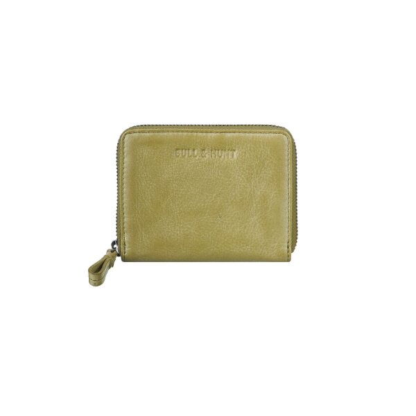 Bull Hunt Midi Zip Wallet-Lime