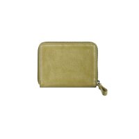 Bull Hunt Midi Zip Wallet-Lime