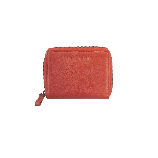 Bull Hunt Midi Zip Wallet-Coral