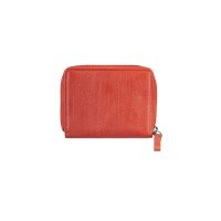 Bull Hunt Midi Zip Wallet-Coral
