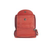 Bull Hunt Midi Zip Wallet-Coral