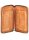 Bull Hunt Midi Zip Wallet-Tan