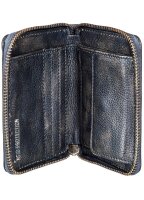 Bull Hunt Midi Zip Wallet-Black