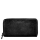 Bull Hunt Large Zip Wallet-Black