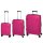 CHECK.IN Orlando Trolley-Set Orlando 3-tlg. Magenta