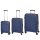 CHECK.IN Orlando Trolley-Set Orlando 3-tlg. Blau