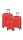 CHECK.IN Memphis Trolley-Set Memphis 3-tlg. Rot