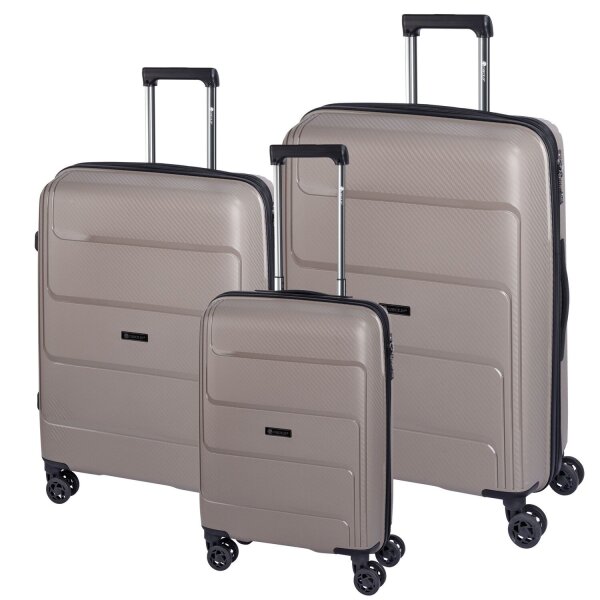 CHECK.IN St. Louis Trolley-Set St. Louis 3-tlg. Taupe