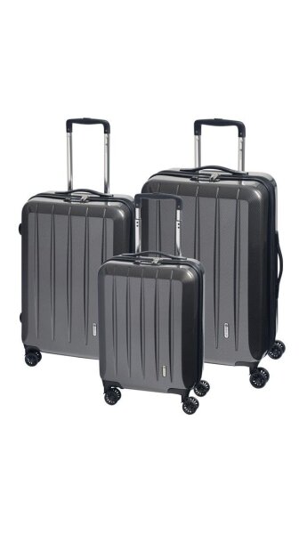 CHECK.IN London Trolley-Set London 2.0 3-tlg. Schwarz