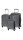 CHECK.IN London Trolley-Set London 2.0 3-tlg. Schwarz