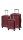 CHECK.IN London Trolley-Set London 2.0 3-tlg. Carbon Rot