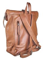 Bull Hunt Rolltop Backpack Tan