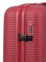Travelite Air Stripe Trolley 4w L/M exp./S Red