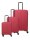 Travelite Air Stripe Trolley 4w L/M exp./S Red