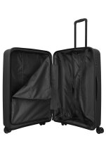 Travelite Air Stripe Trolley 4w L/M exp./S Slim Black