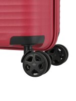 Travelite Air Stripe Trolley 4w L/M exp./S Slim Red