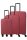 Travelite Air Stripe Trolley 4w L/M exp./S Slim Red