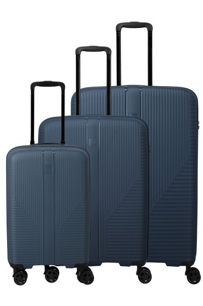 Travelite Air Stripe Trolley 4w L/M exp./S Slim Navy