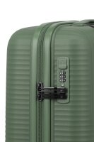 Travelite Air Stripe Trolley 4w S Slim Green