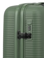 Travelite Air Stripe Trolley 4w S Green