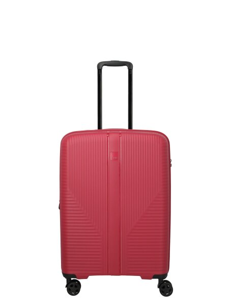 Travelite Air Stripe Trolley 4w M exp Red