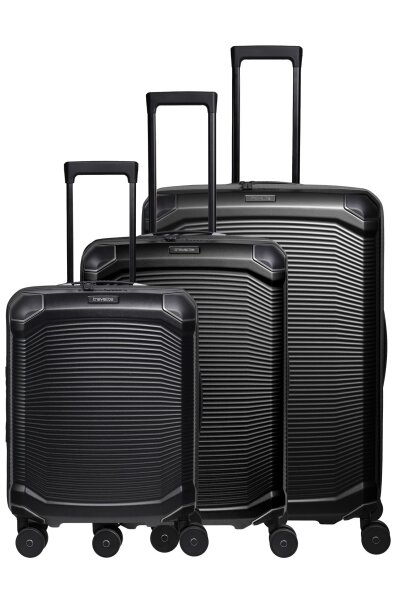 Travelite Millennium Trolley 4w L/M exp./S Black