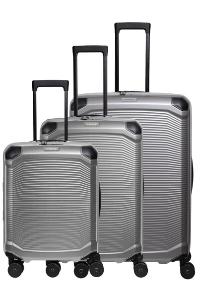 Travelite Millennium Trolley 4w L/M exp./S Silver