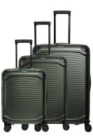 Travelite Millennium Trolley 4w L/M exp./S Pine Green