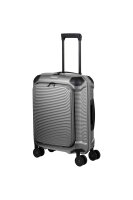 Travelite Millennium Trolley 4w S F. Pocket Silver