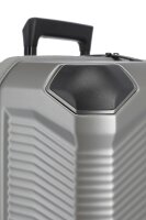 Travelite Millennium Trolley 4w S F. Pocket Silver