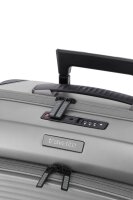 Travelite Millennium Trolley 4w S F. Pocket Silver