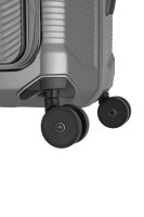 Travelite Millennium Trolley 4w S F. Pocket Silver