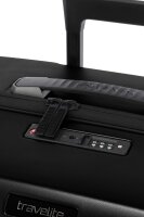 Travelite Millennium Trolley 4w M exp. Black