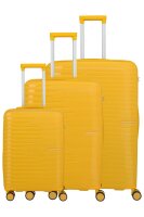 Travelite Pacific Trolley 4w L/M/S Yellow