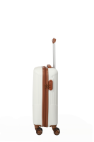 Travelite Bali Trolley S 55 Weiss/Cognac