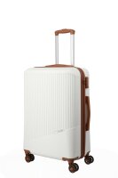 Travelite Bali Trolley M 67 Weiss/Cognac