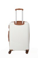 Travelite Bali Trolley M 67 Weiss/Cognac