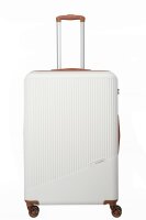 Travelite Bali Trolley L 77 Weiss/Cognac