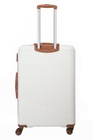 Travelite Bali Trolley L 77 Weiss/Cognac