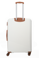Travelite Bali Trolley L 77 Weiss/Cognac