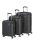 Travelite City Kofferset 3-tlg. 4w L/M/S Anthrazit