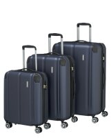 Travelite City Kofferset 3-tlg. 4w L/M/S Marine