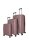 Travelite Air Base Kofferset 3-tlg. 4w L/M erw./S Flieder