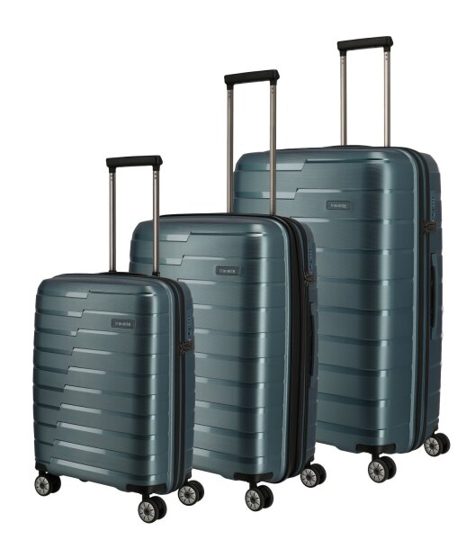 Travelite Air Base Kofferset 3-tlg. 4w L/M erw./S eisblau