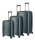 Travelite Air Base Kofferset 3-tlg. 4w L/M erw./S eisblau