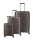 Travelite Air Base Kofferset 3-tlg. 4w L/M erw./S coffee