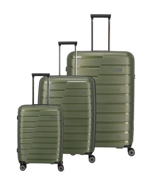 Travelite Air Base Kofferset 3-tlg. 4w L/M erw./S olive